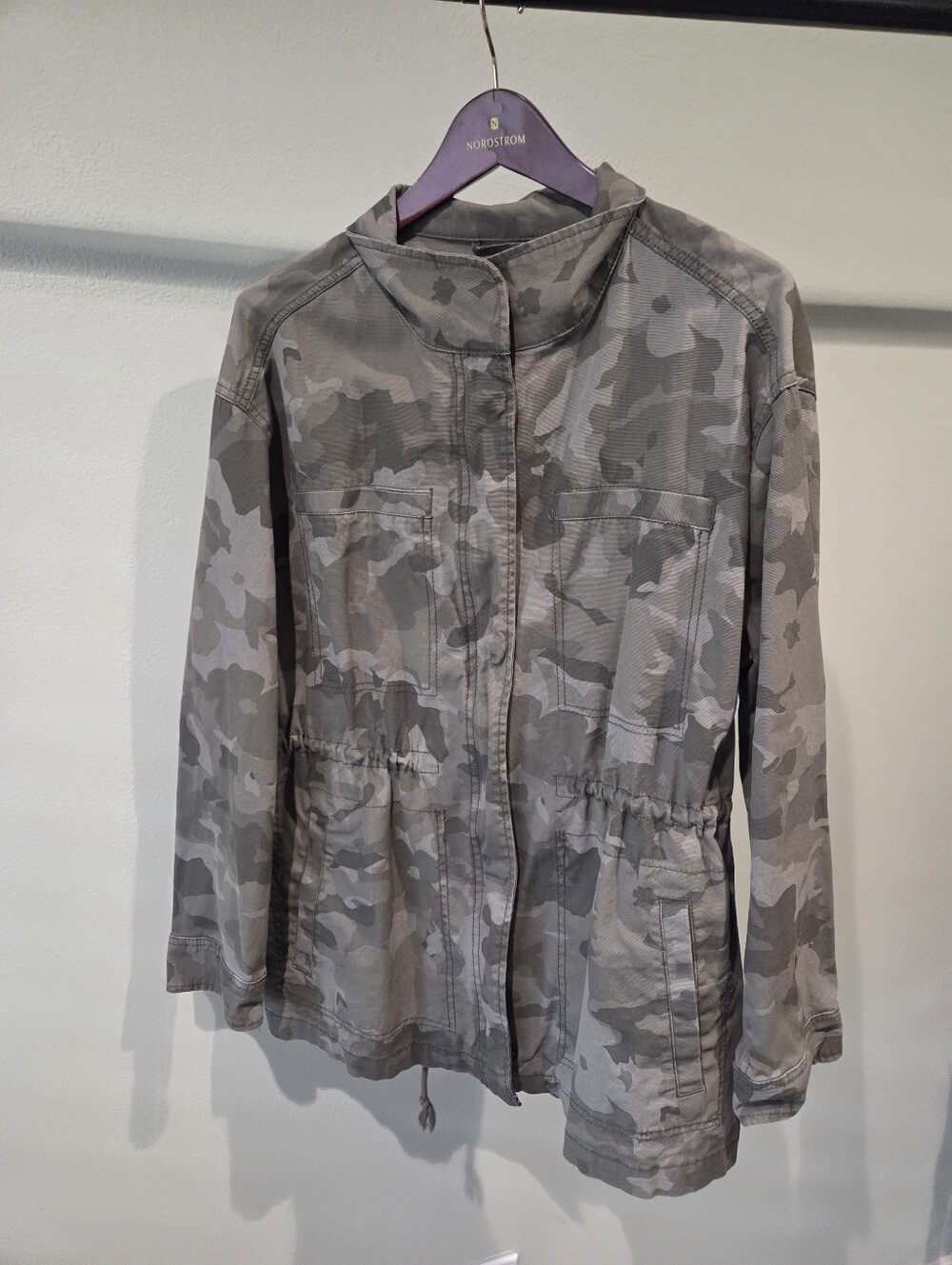Old Navey Women's Camouflage Utility Jacket Cargo Size XL
